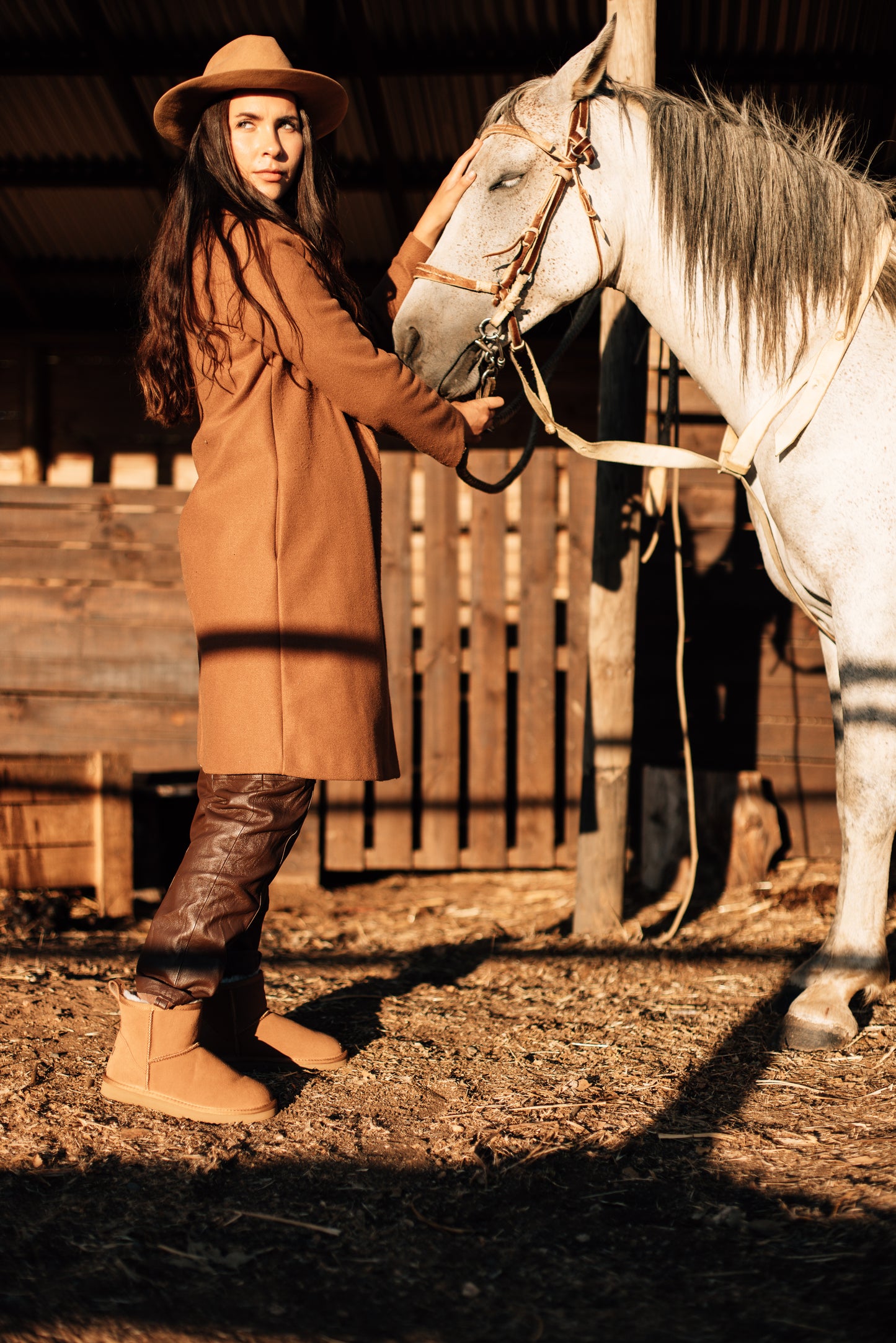 Botas Mujer Salvajes Camel