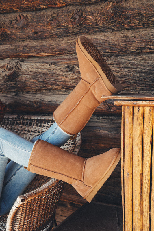 Botas Mujer Rudas Camel