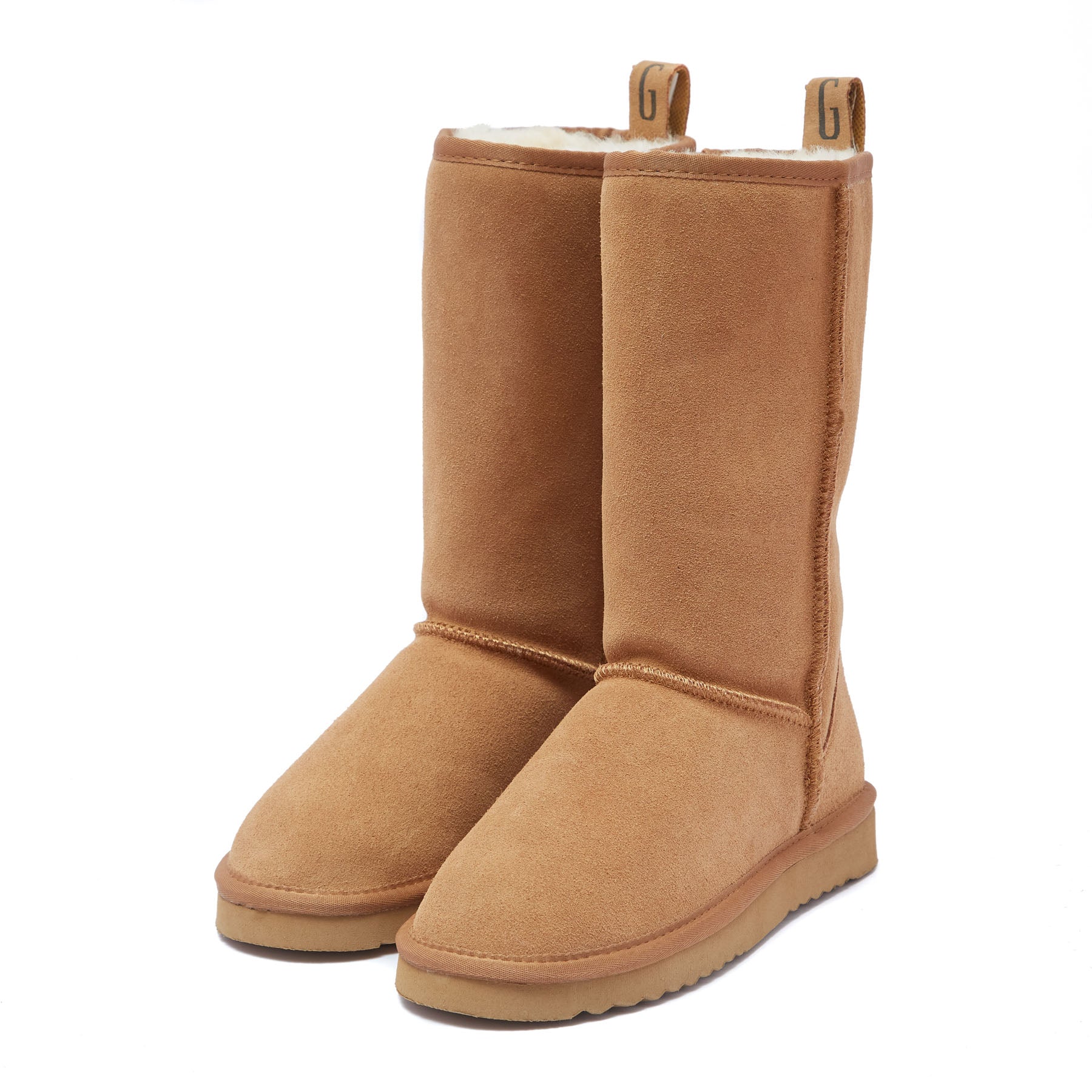 Botas cuero y chiporro